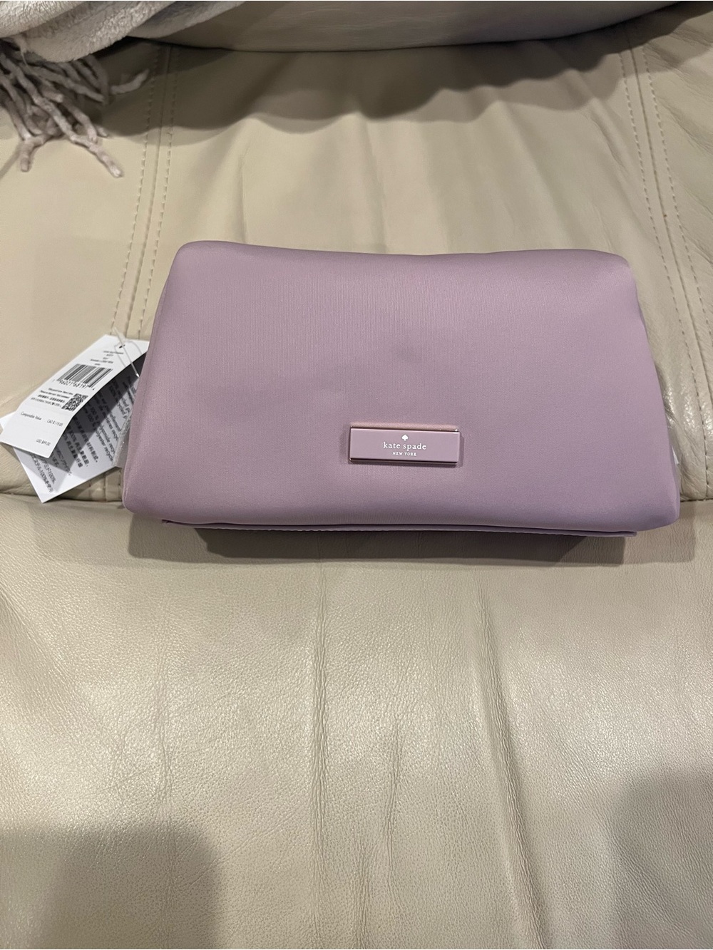 kate spade Lilac Zip Cosmetic Case